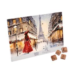 Calendrier de l’Avent personnalisé au chocolat au lait 1